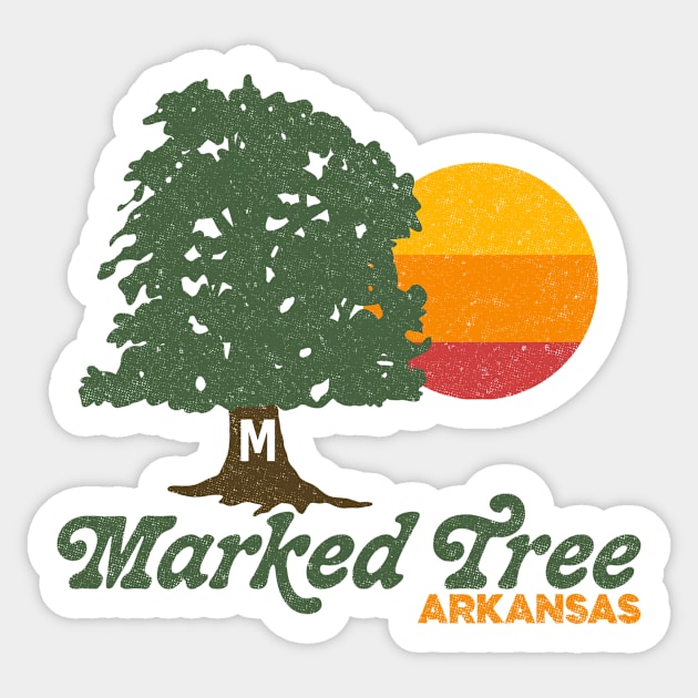 Marked Tree Sticker by rt-shirts